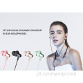 Xiaomi 1MORE E1024BT elegante fone de ouvido intra-auricular dual-dinâmico